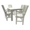Highwood Usa Lehigh 5pc Square Counter Height Outdoor Patio Furniture Dining Set AD-CNL44-WHE - alternate 1